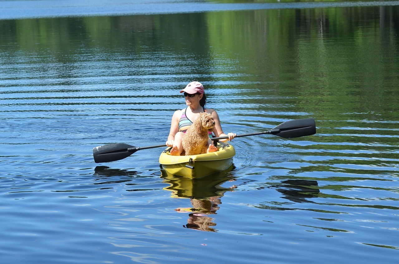 Go slow during your first kayak trip with your dog