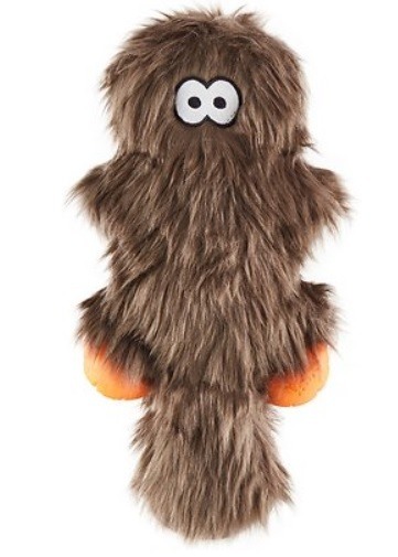 Hairy Critter Plush Dog Toy