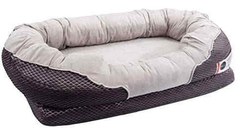 a non-slip orthopedic comfy memory foam bed for small pets