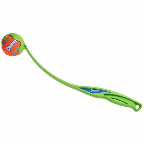 Hands-free ball launcher toy and ball scooper