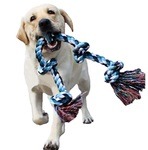 BLUEISLAND Dog Rope Toys for Aggressive Chewers