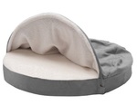 Pet Bed With Hooded Cover