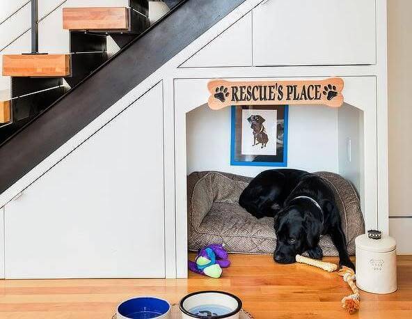 Under the stairs dog house design ideas