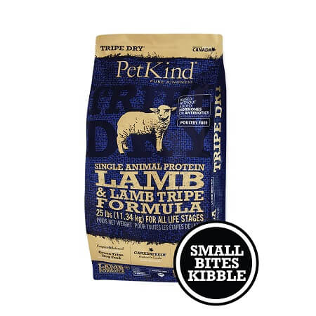 PetKind Tripe Dry – Single Animal Protein Lamb & Lamb Tripe Formula