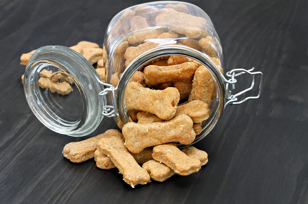 Homemade healthy dog biscuits